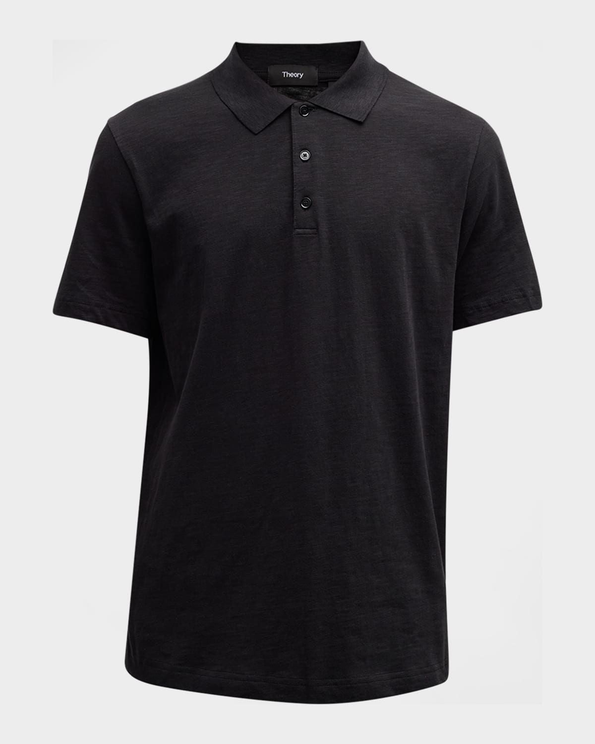 Shop Theory Men's Bron D Cosmos Polo Shirt In Blk