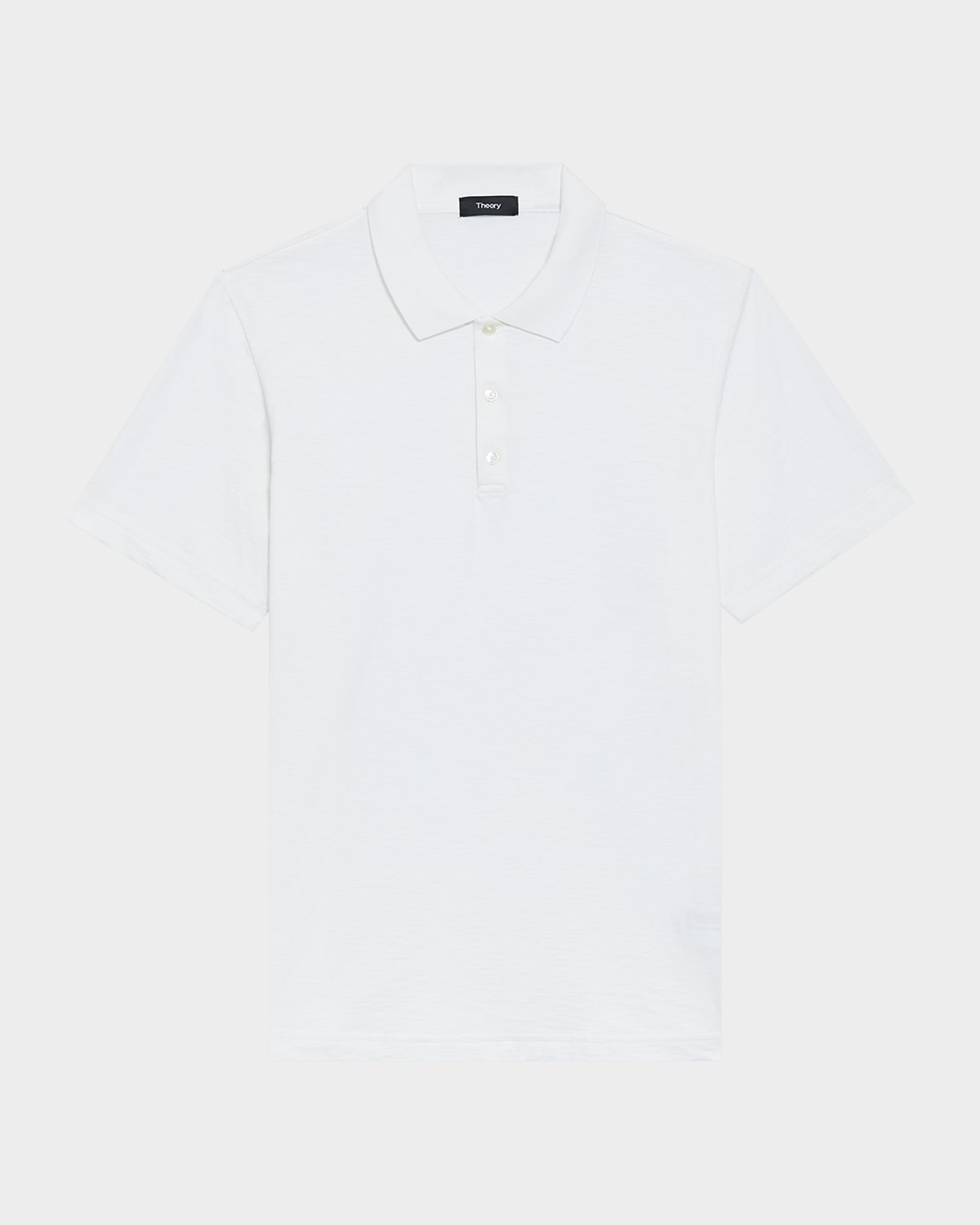 Shop Theory Men's Bron D Cosmos Polo Shirt In Wht