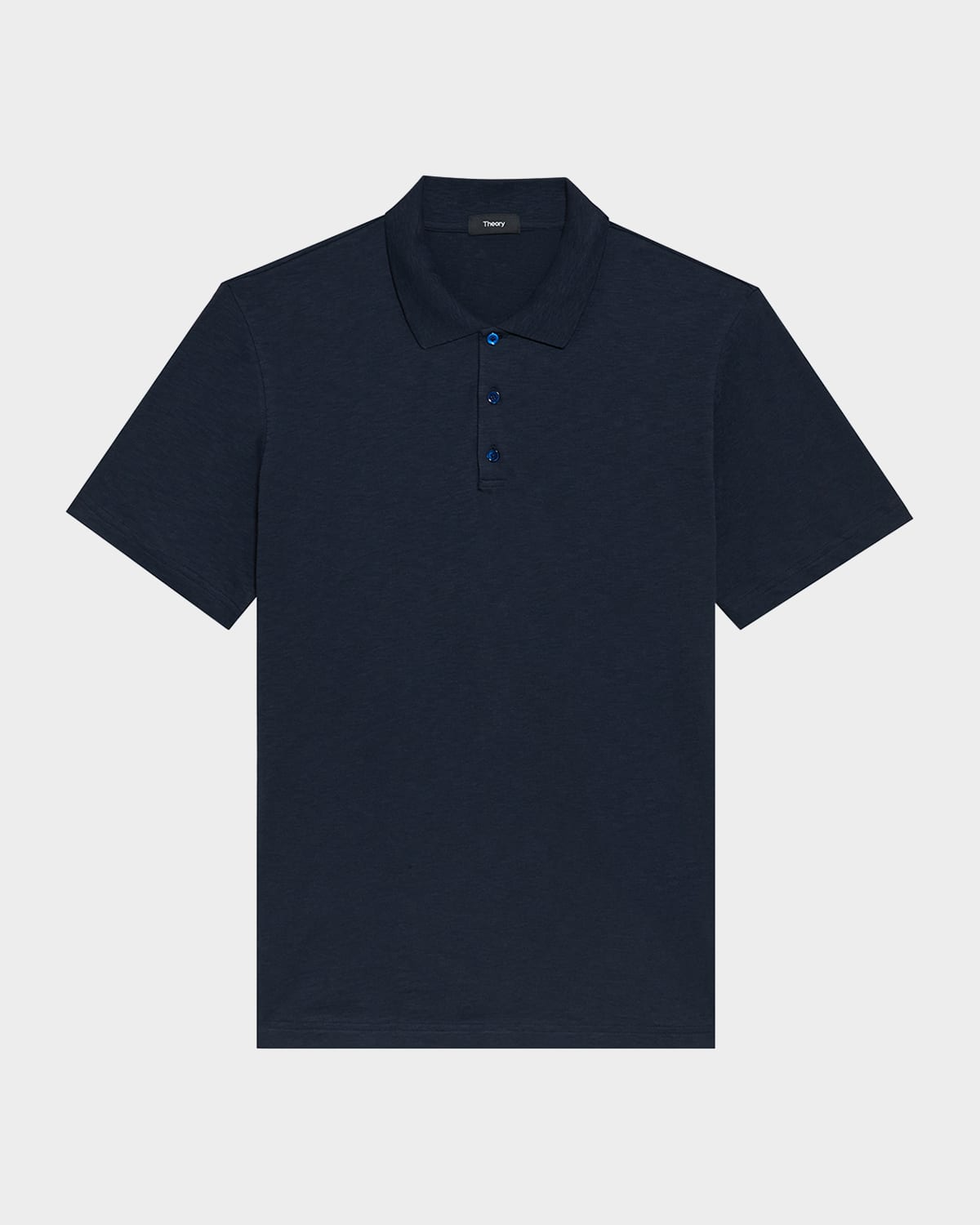 Shop Theory Men's Bron D Cosmos Polo Shirt In Eclipse