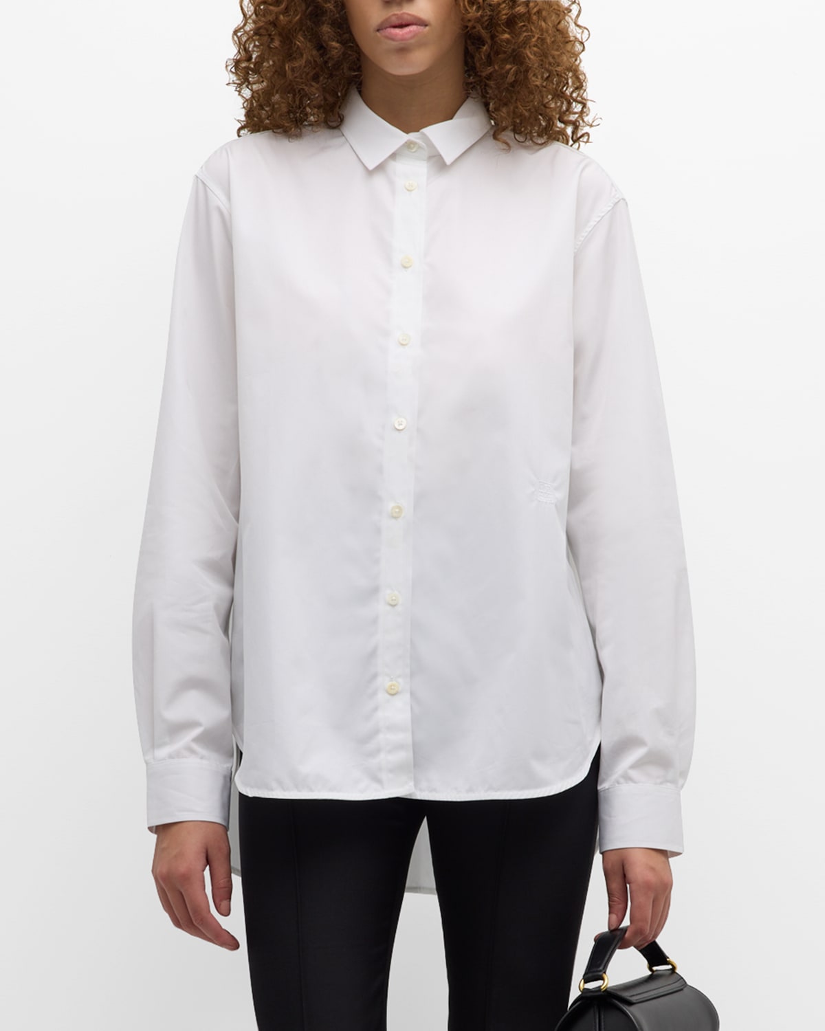 Shop Totême Organic Cotton Button-front Shirt In White