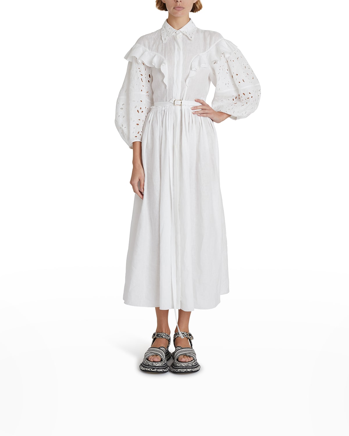 see by chloe broderie anglaise shirt dress item