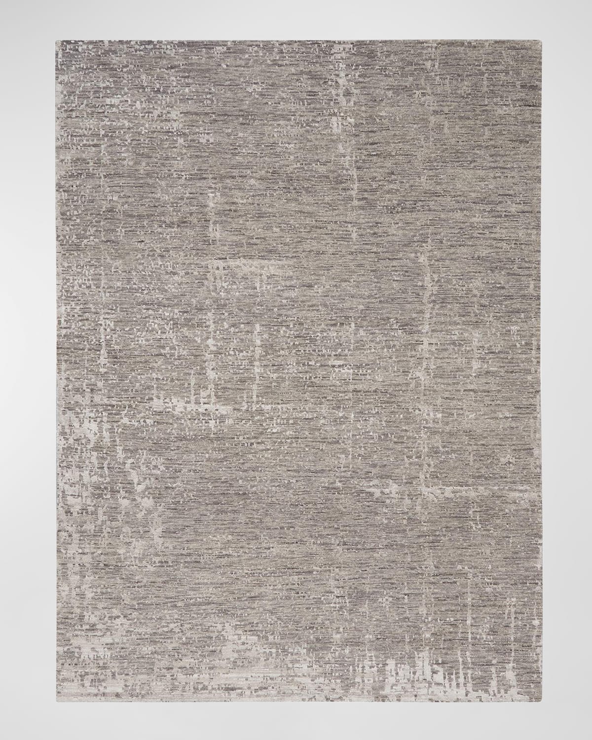 Shop Nourison Paris Hand-knotted Rug, 10' X 14' In Grey Silver