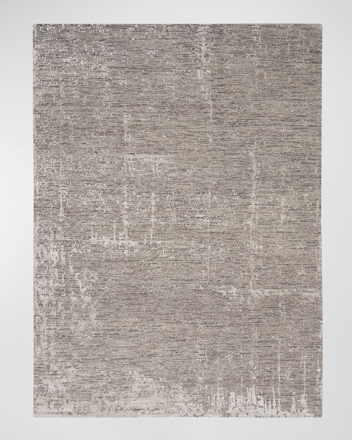 Nourison Paris Hand-knotted Rug, 10' X 14' In Grey Silver