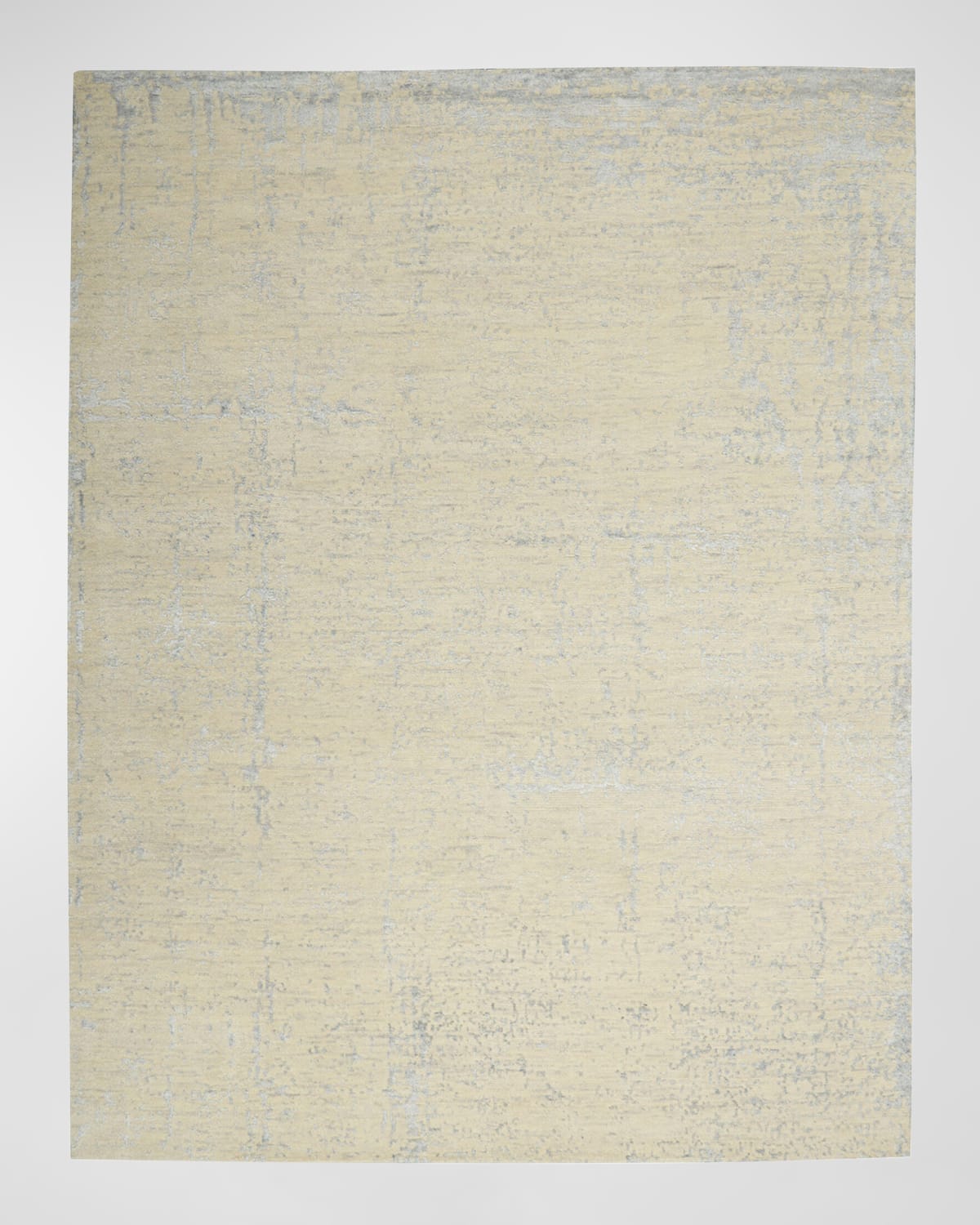 Nourison Paris Hand-knotted Rug, 10' X 14' In Ivory Silver Blue