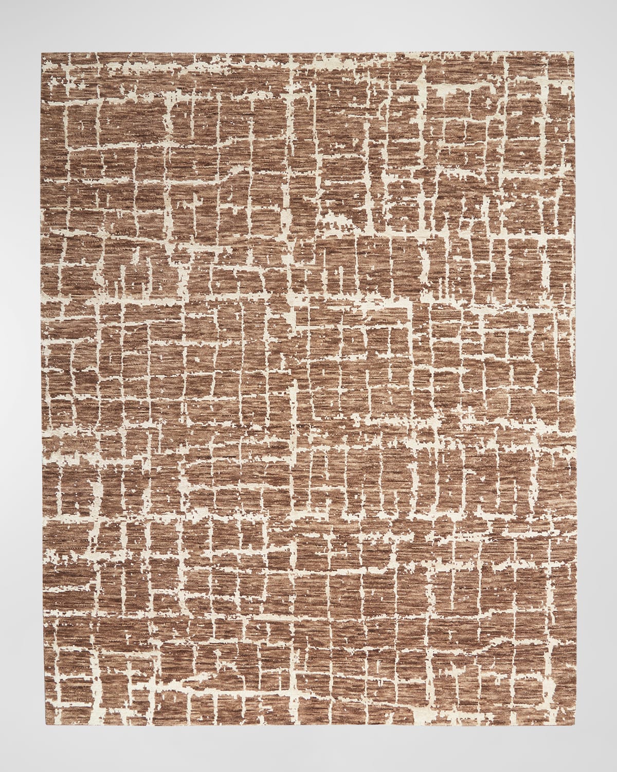 Nourison Pilot Hand-knotted Rug, 9' X 12' In Mocha Ivory