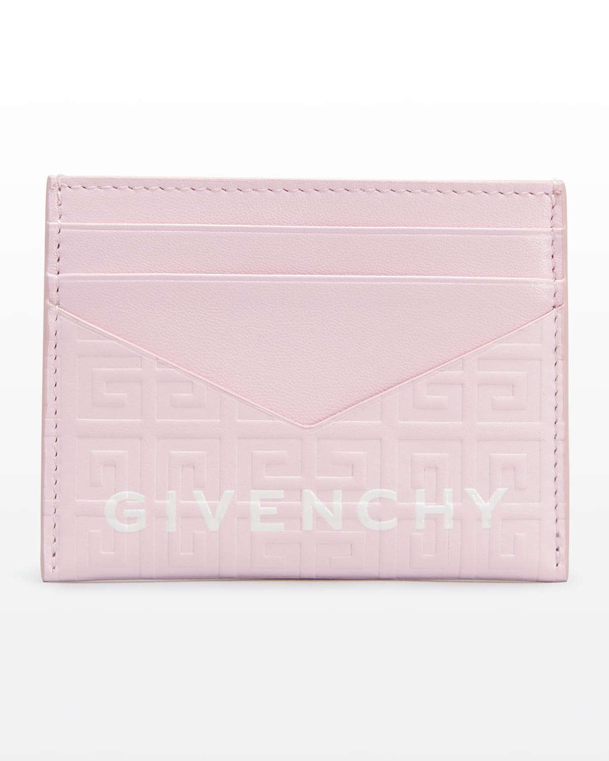 Givenchy G-essentials Monogram Card Case In 674 Blossom Pink