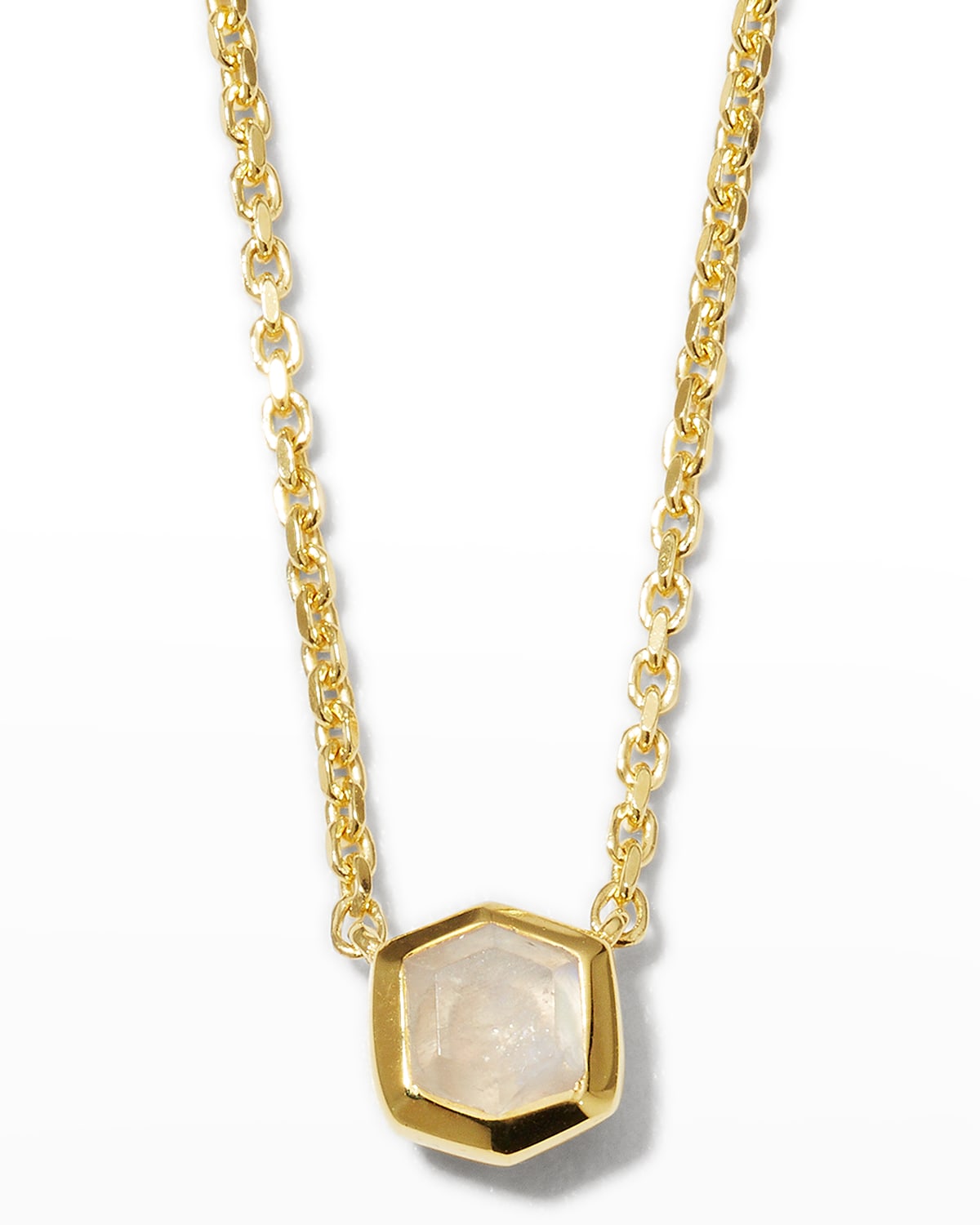Kendra Scott Davie Pendant Necklace In Rainbow Moonstone