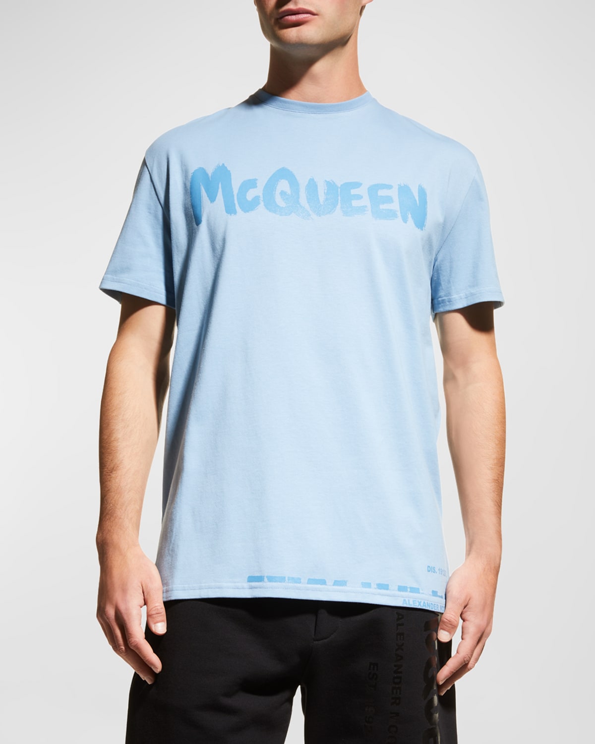Alexander McQueen Men's Graffiti Logo T-Shirt