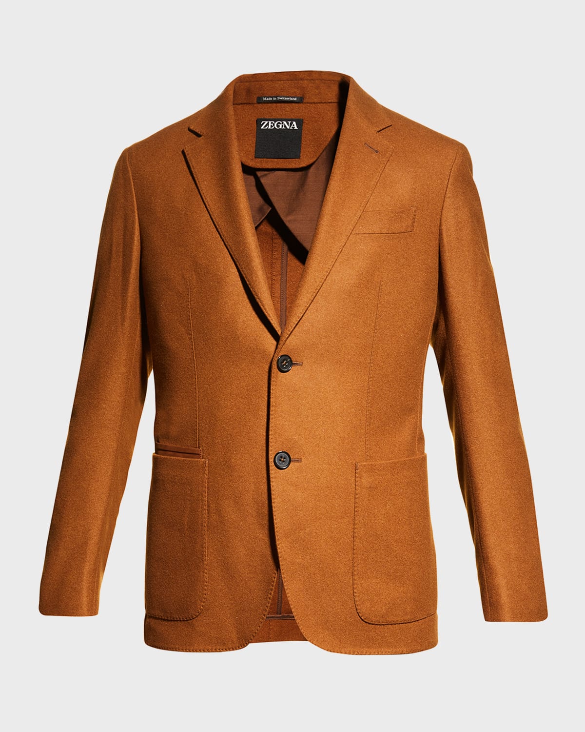 Zegna Deconstructed Oasi Cashmere Sport Coat In Vicuna