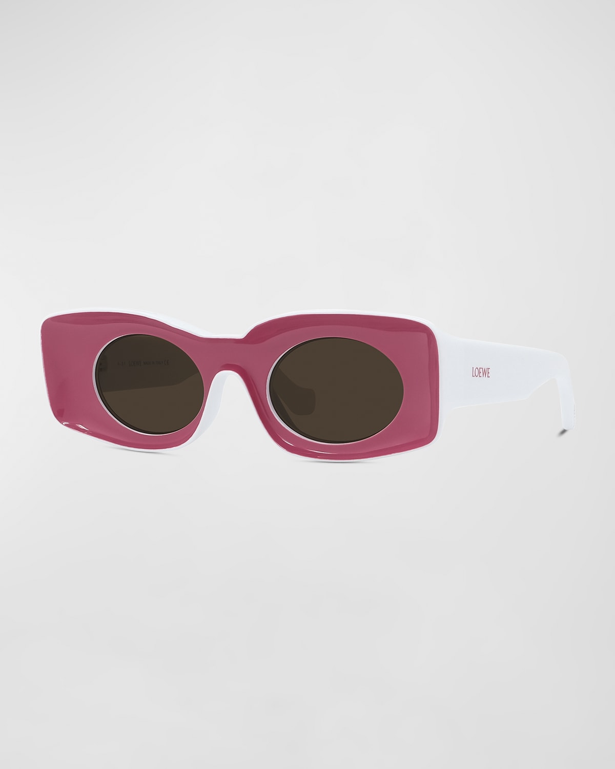 Oval Injection Plastic Sunglasses