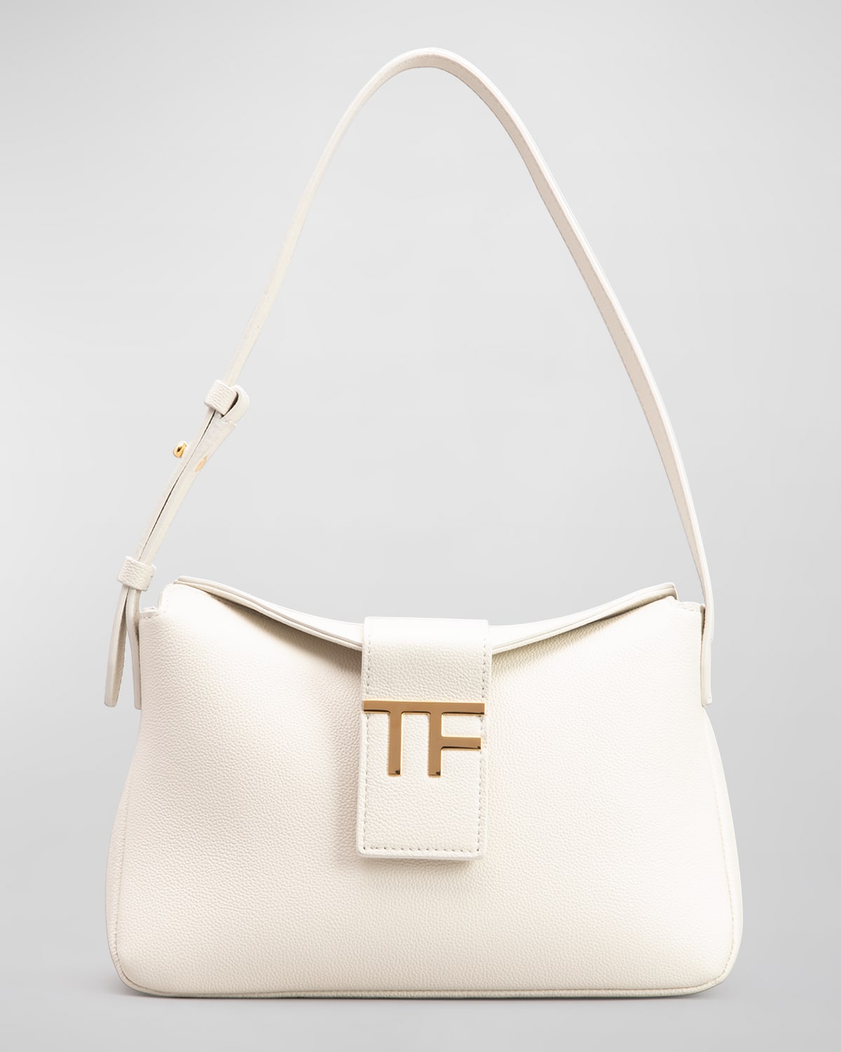 TOM FORD MINI TF GRAIN LEATHER HOBO BAG