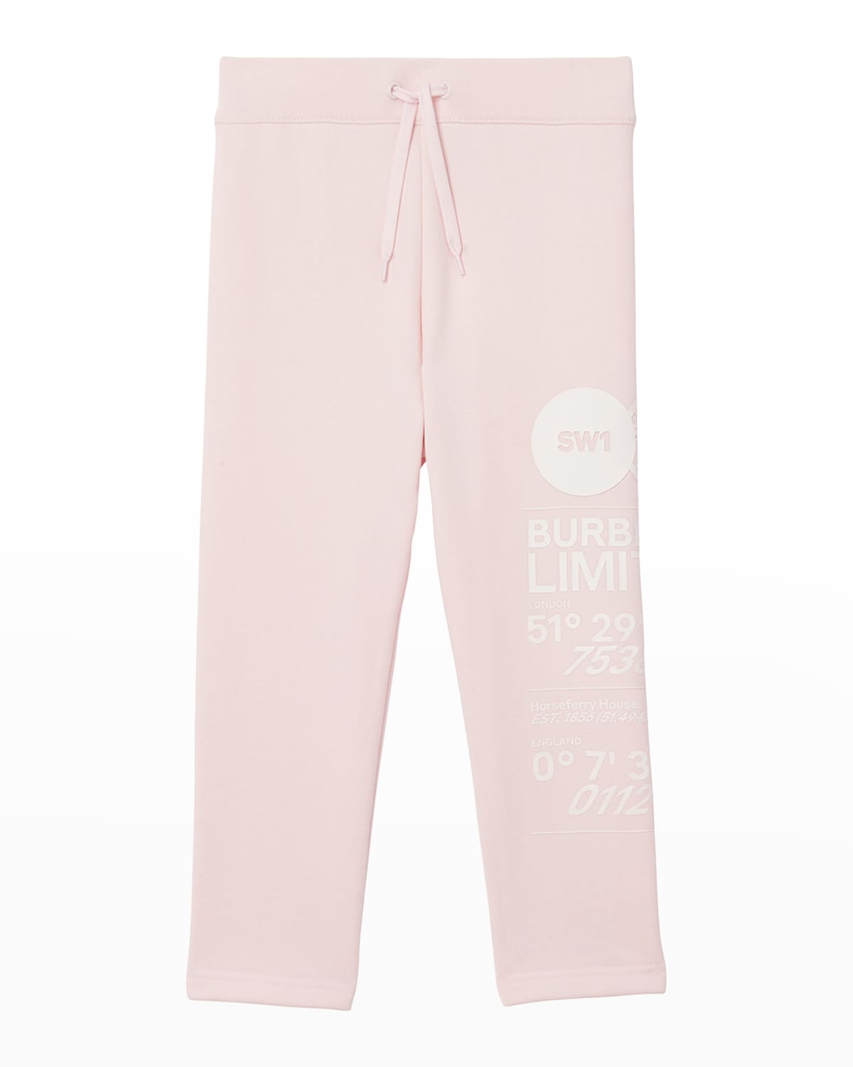 Burberry pants kids pink on sale