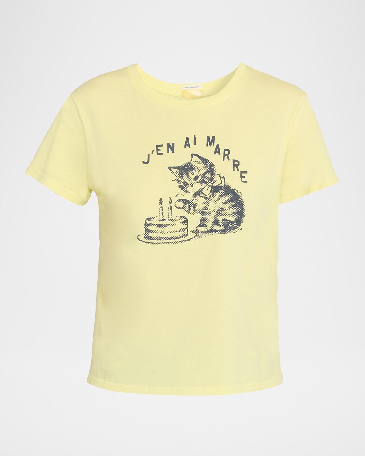 Mother Lil Goodie Goodie Tee In Yellow