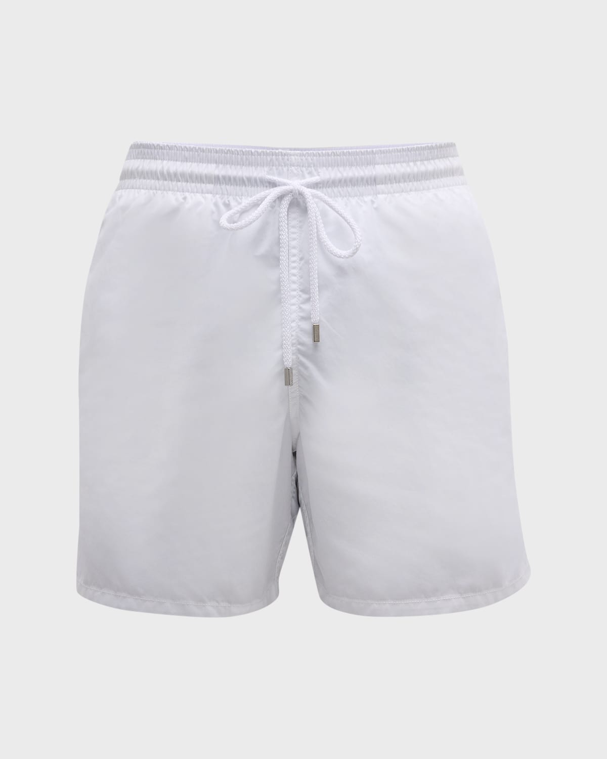 Shop Vilebrequin Men's Solid Swim Shorts In White