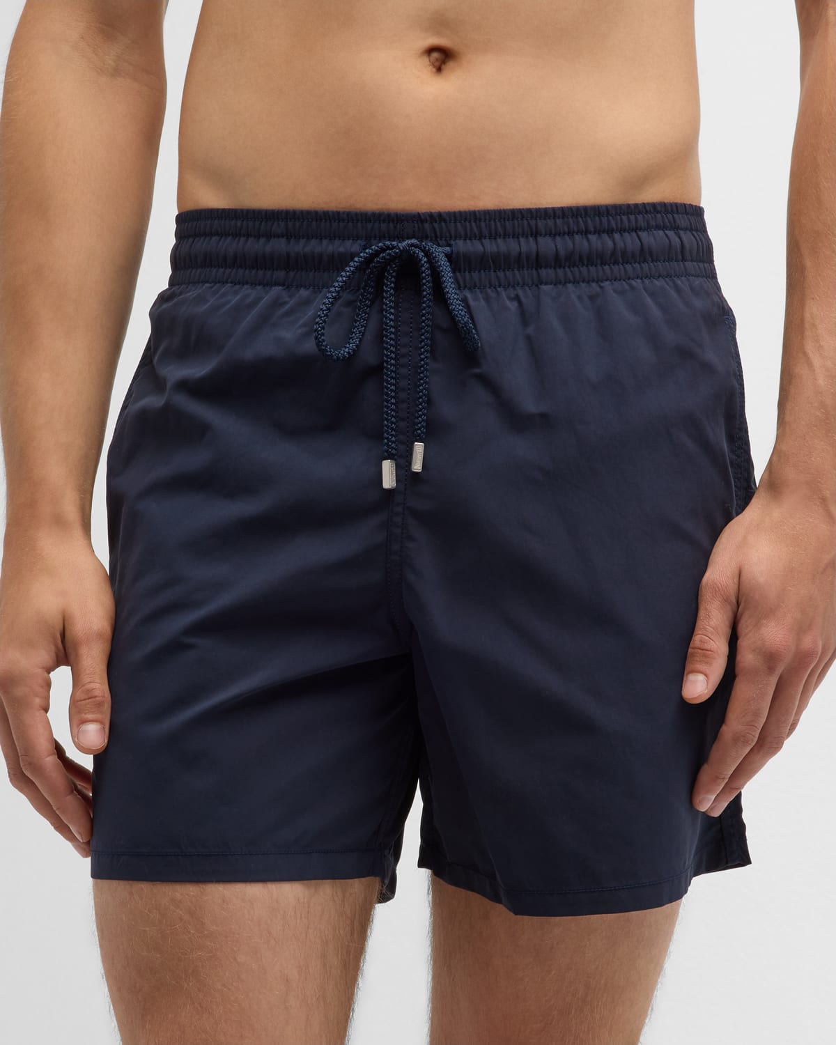 Shop Vilebrequin Men's Solid Swim Shorts In Navy