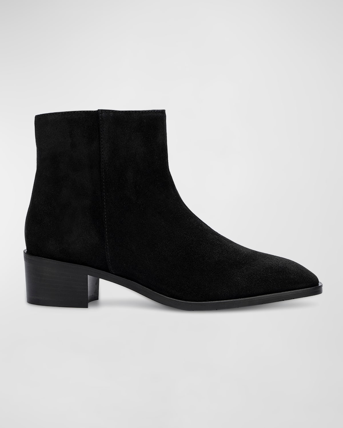 Shop Aquatalia Reeta Suede Ankle Booties In Black