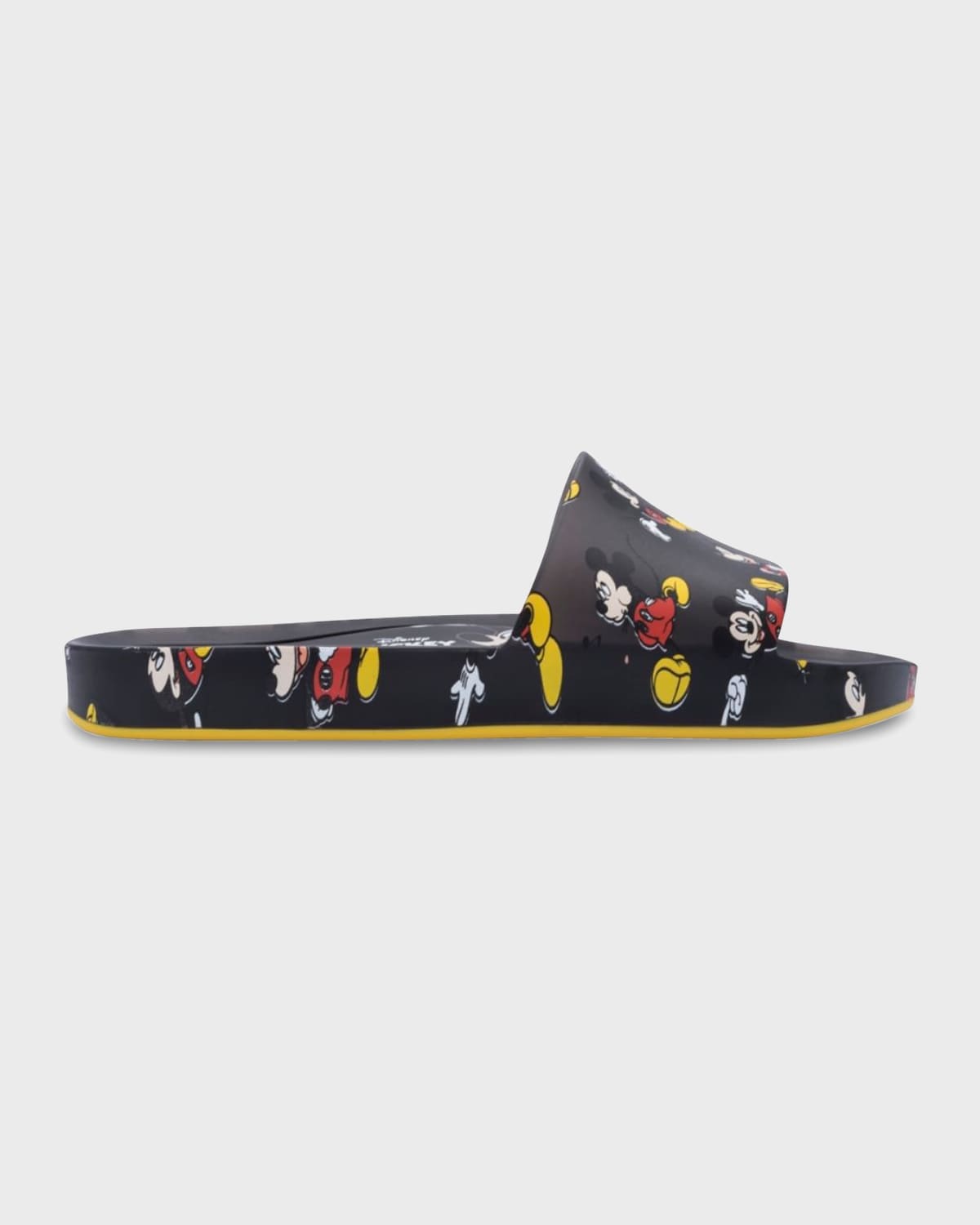 Shop Melissa Girl's Mini  X Mickey And Friends Slides, Baby/toddler/kids In Black