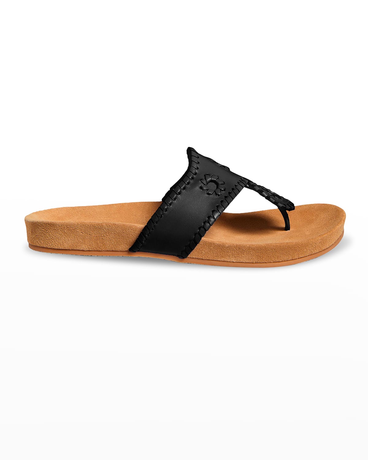 Jack Rogers Jacks Comfort Leather Thong Sandals Smart Closet
