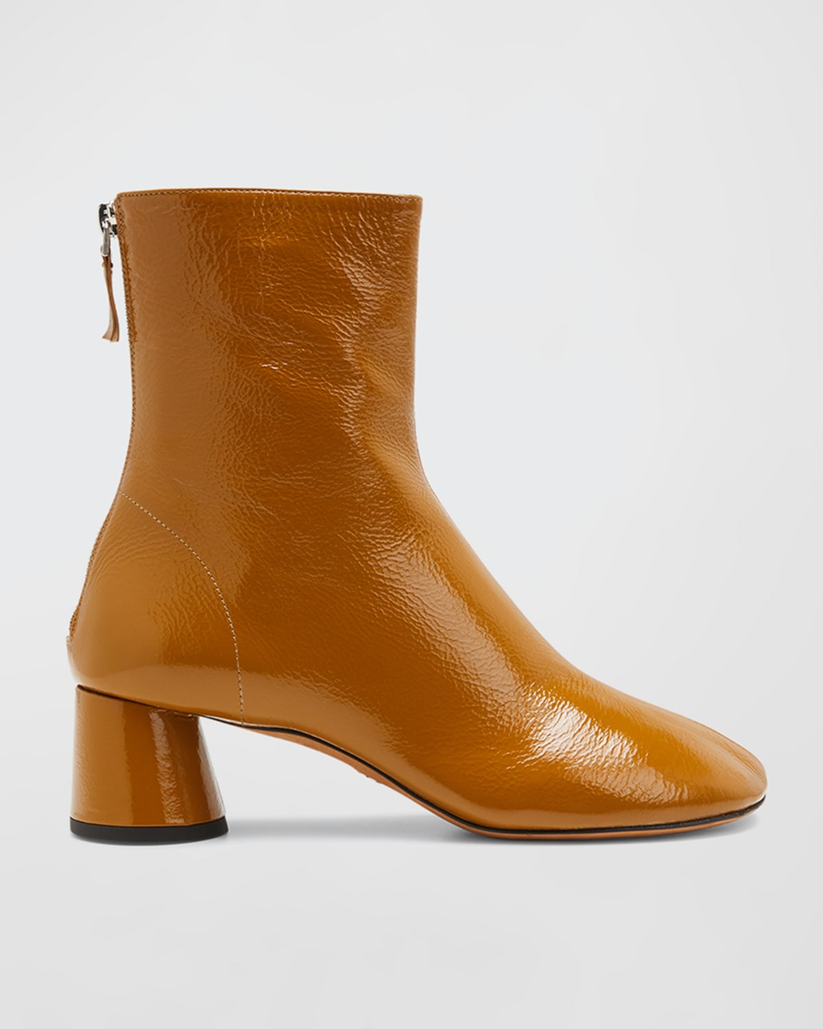 Glove Patent Leather Ankle Boots