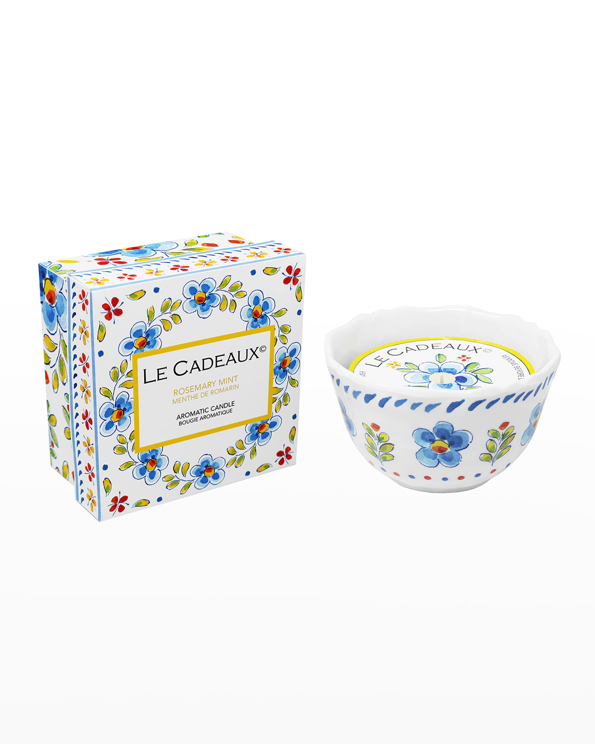 Le Cadeaux Candle In Gift Box In Rosemary Mint