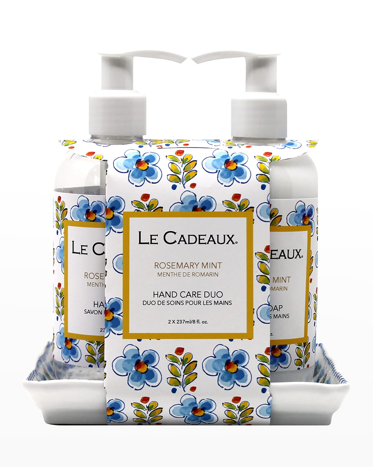 Le Cadeaux Hand Wash And Hand Cream Gift Set In Rosemary Mint