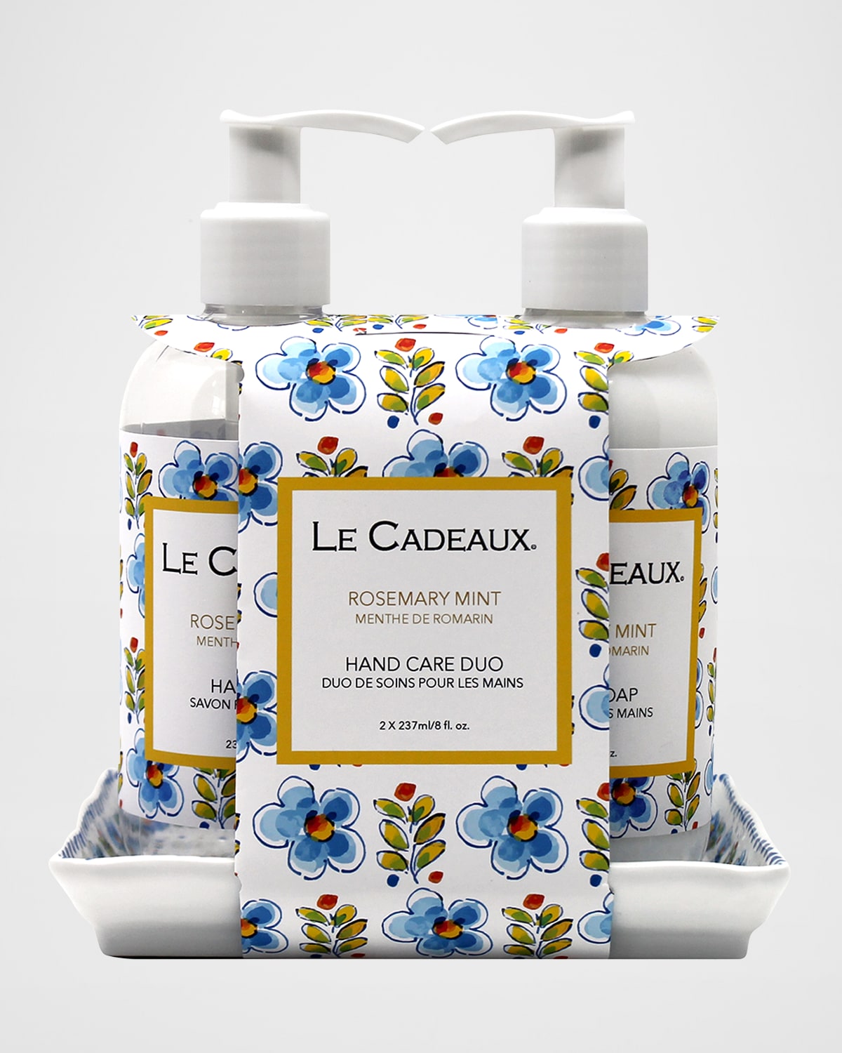 Le Cadeaux Hand Wash And Hand Cream Gift Set In Rosemary Mint