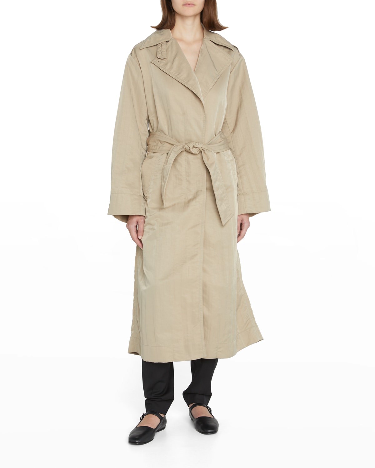 Vince Collared Duster Trench Coat