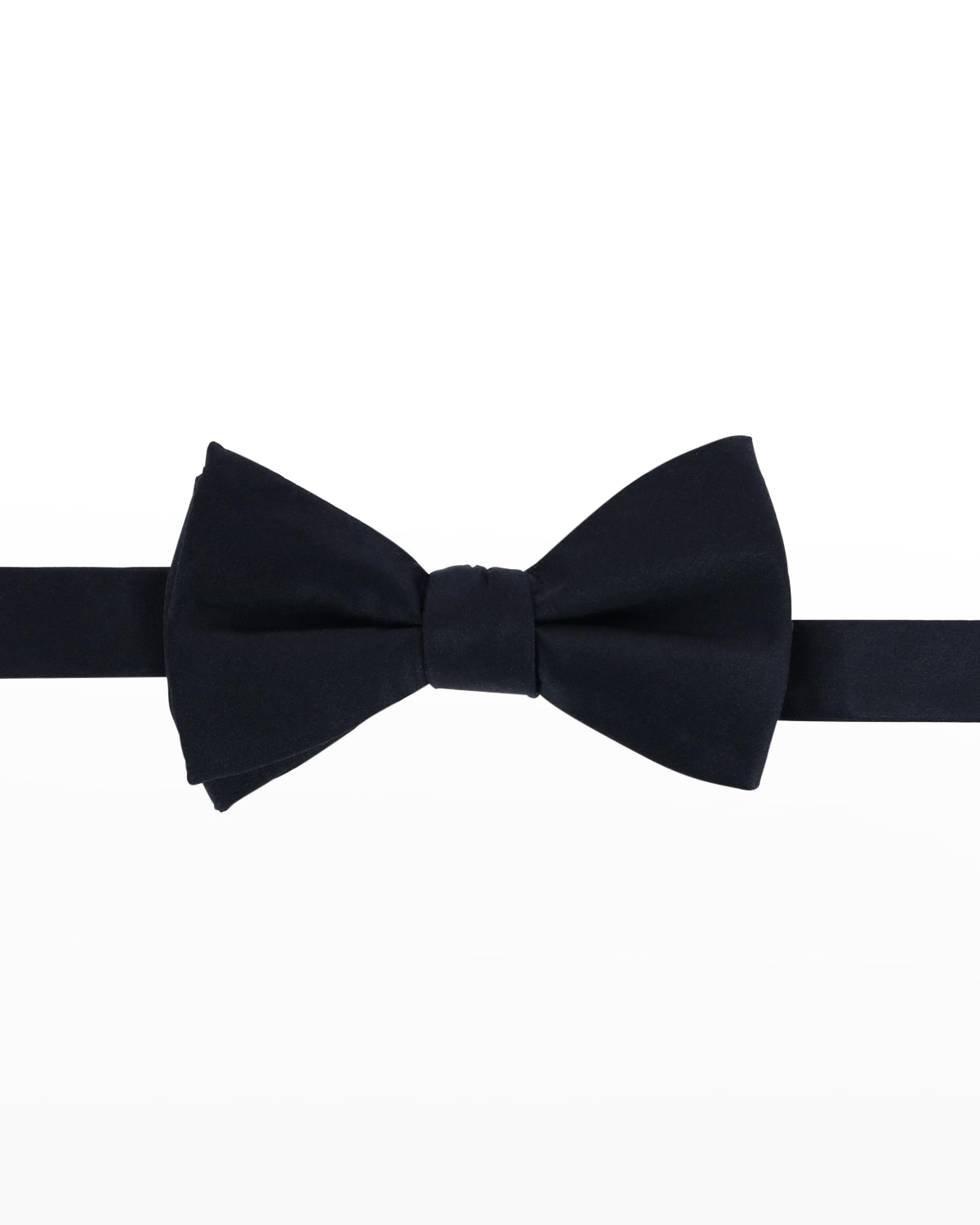 Trafalgar Sutton Pre-tied Silk Bowtie In Black
