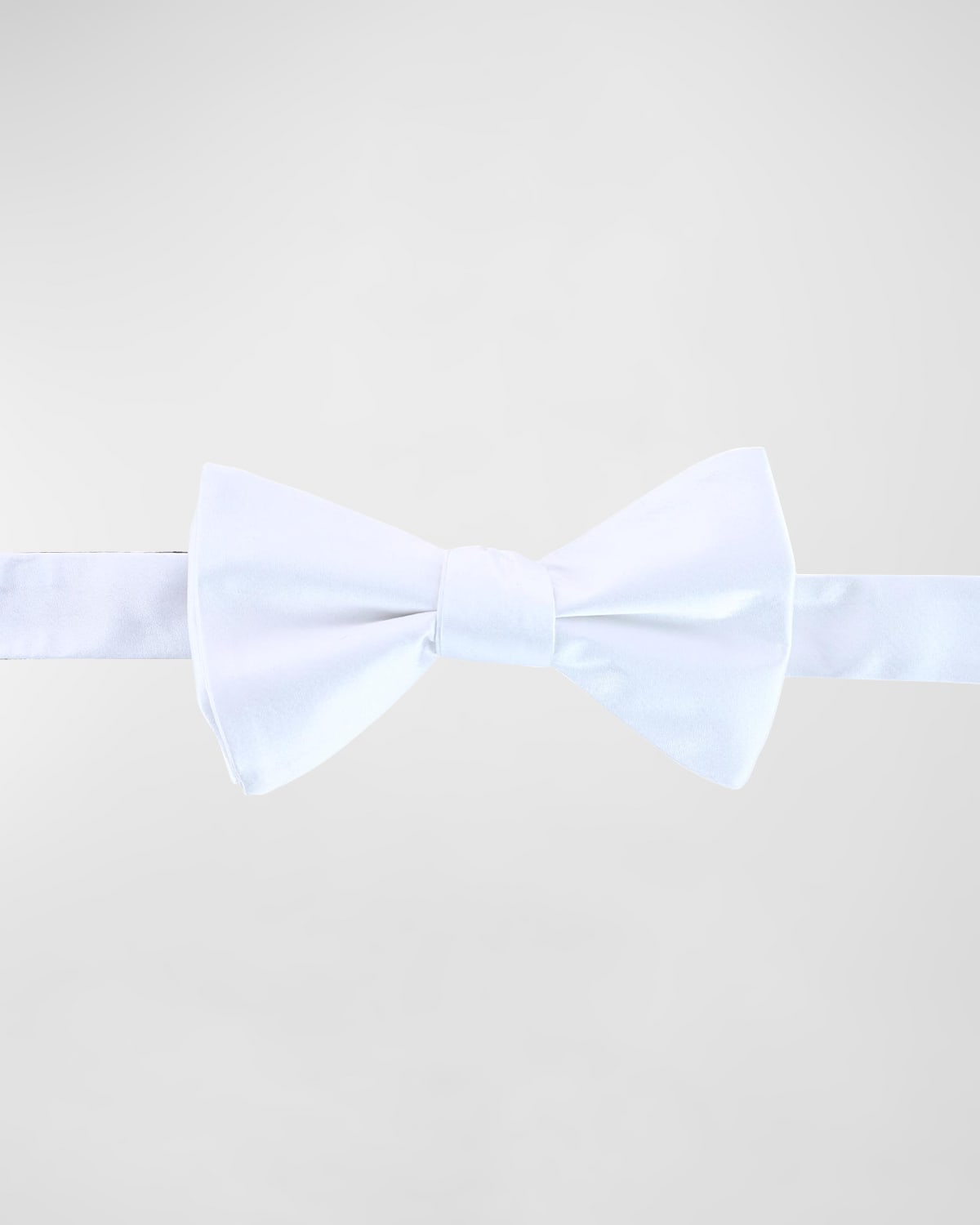 Shop Trafalgar Men's Sutton Silk Bow Tie In White