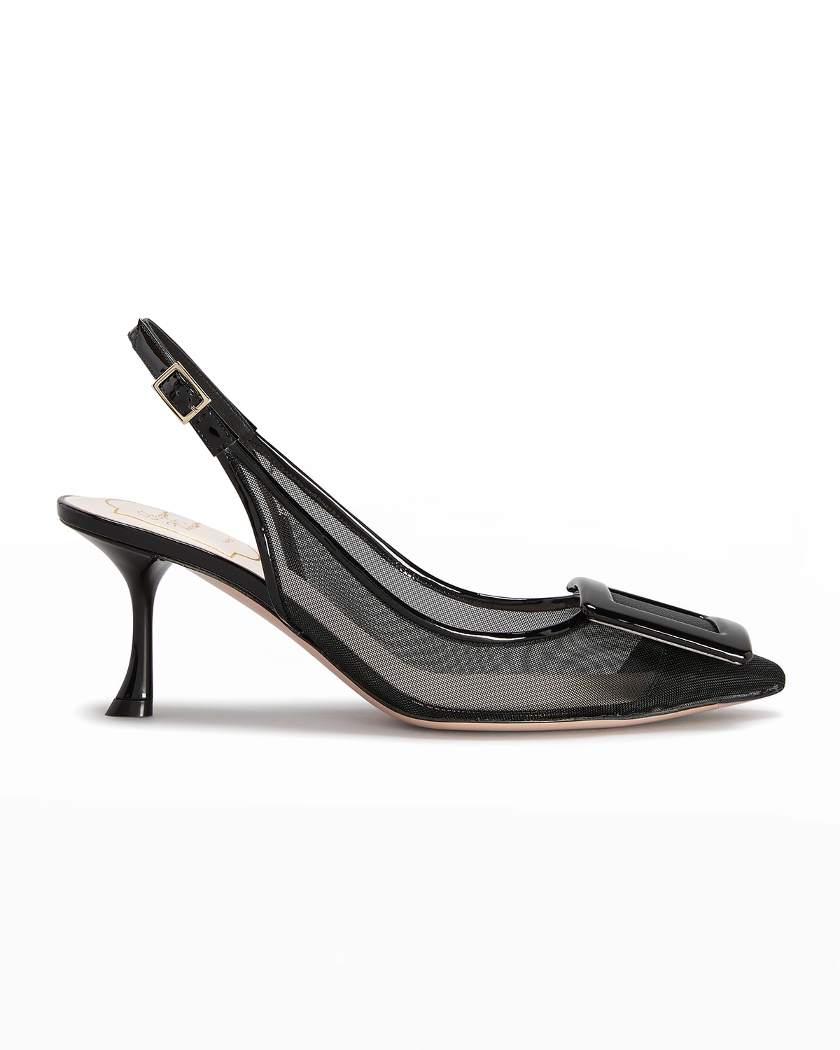 Roger Vivier Viv In The City Slingback Pumps In Black