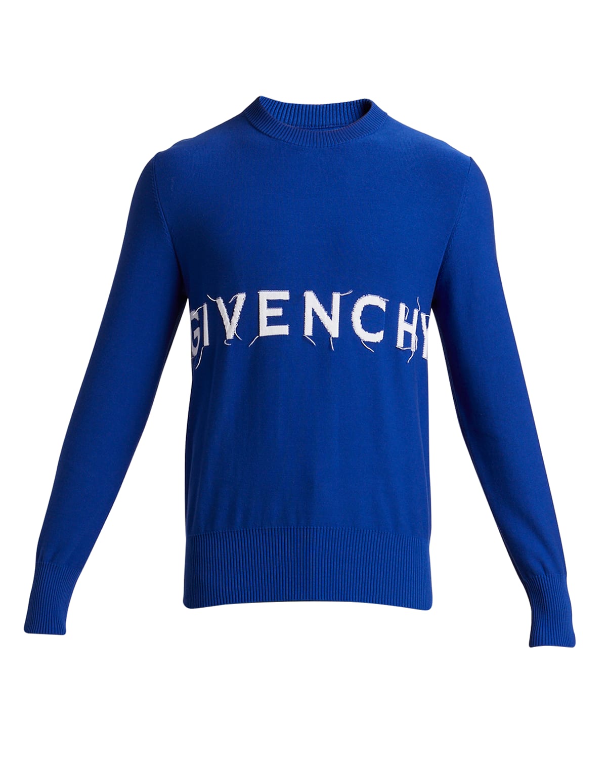 Givenchy Towel Varsity Logo Sweater In Blue For Men Lyst