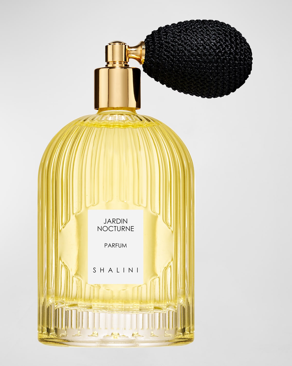 Shop Shalini Parfum Jardin Nocturne Parfum In Byzantine Glass Flacon W/ Black Bulb Atomizer, 3.4 Oz.