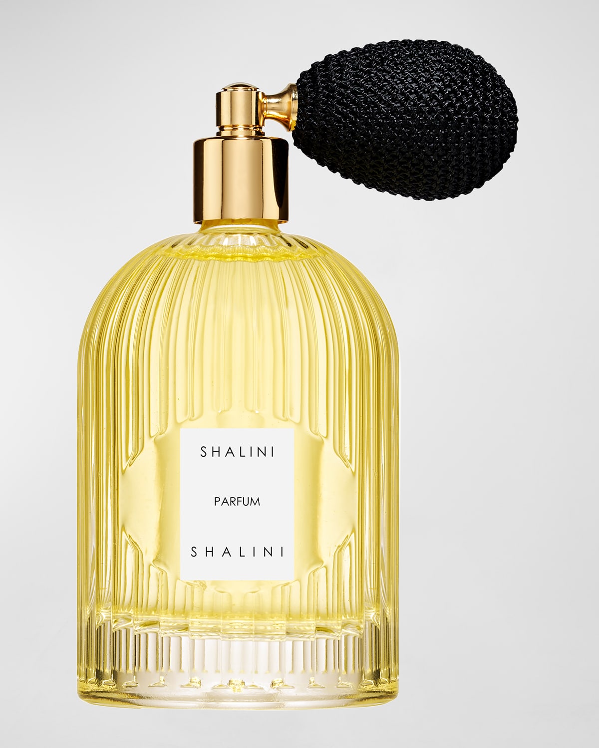 Shop Shalini Parfum Shalini Eau De Parfum In Byzantine Glass Flacon W/ Black Bulb Atomizer