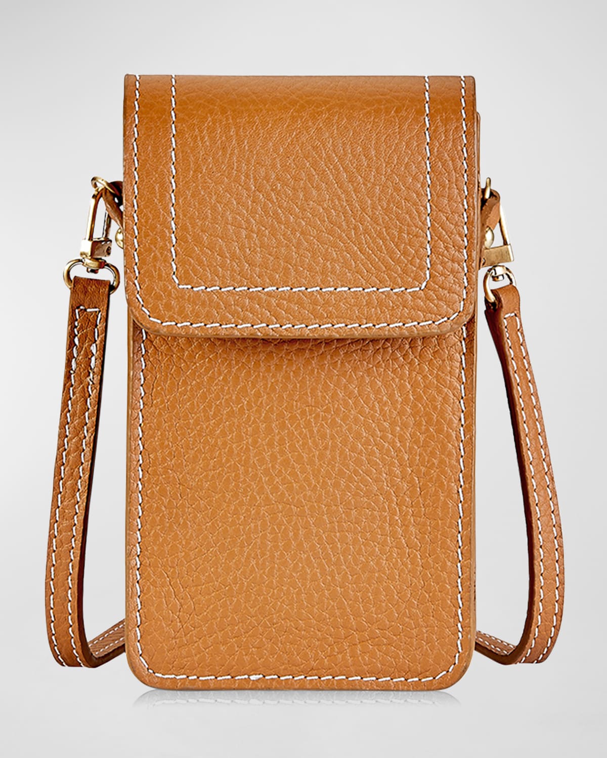 Liv Phone Pebble Leather Crossbody Bag