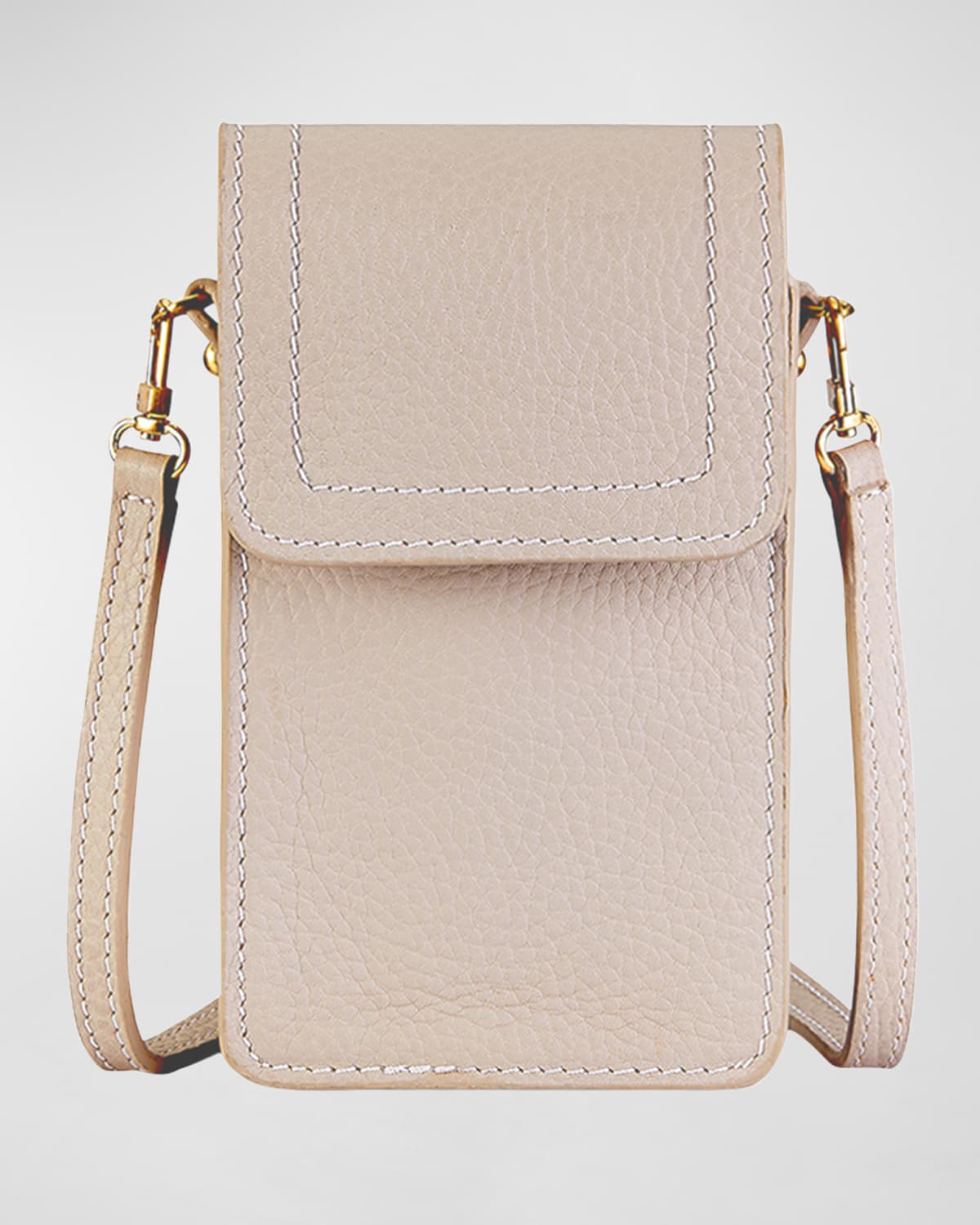 Liv Phone Pebble Leather Crossbody Bag