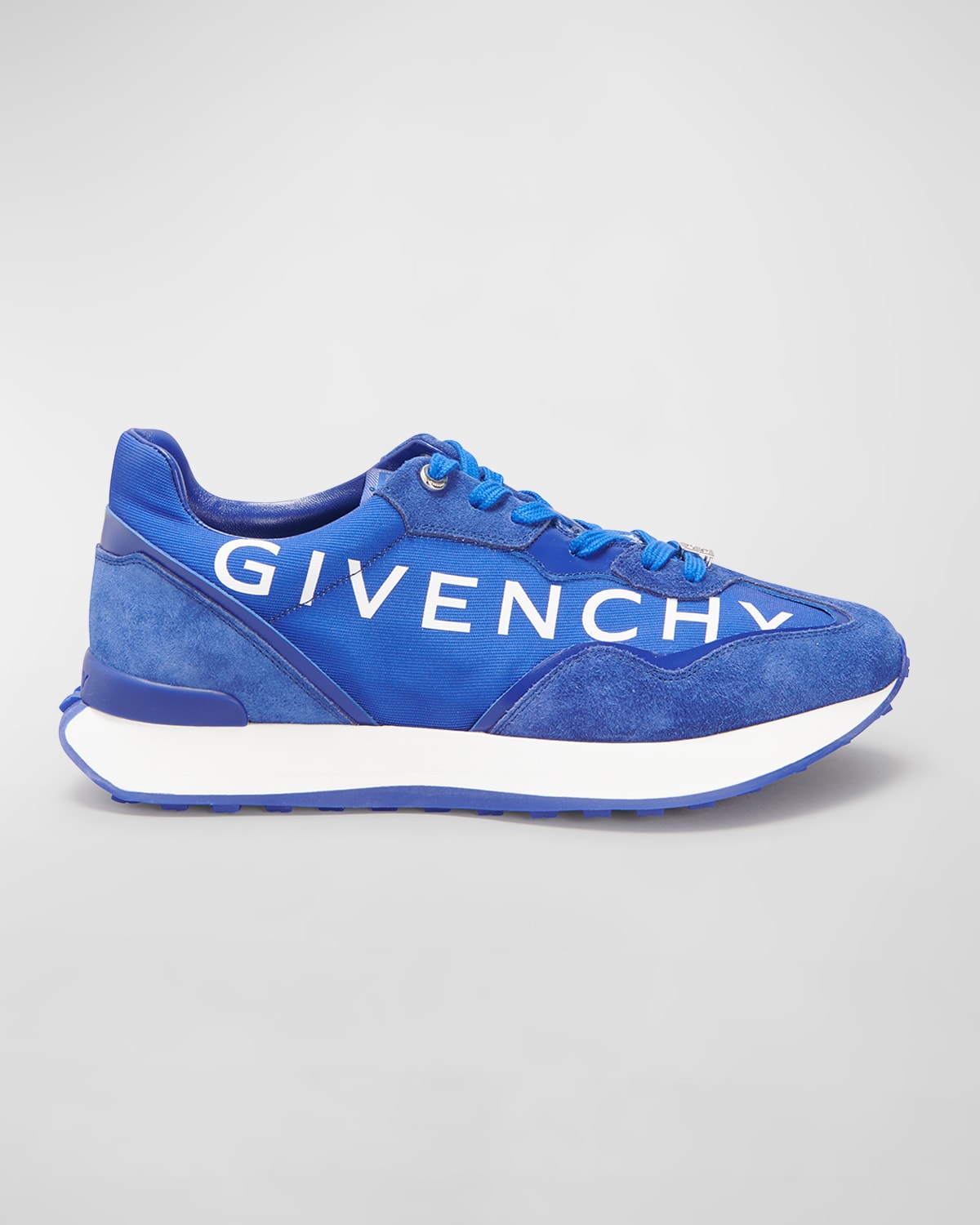 Givenchy Men's Giv Runner Light 4G-Logo Textile Sneakers