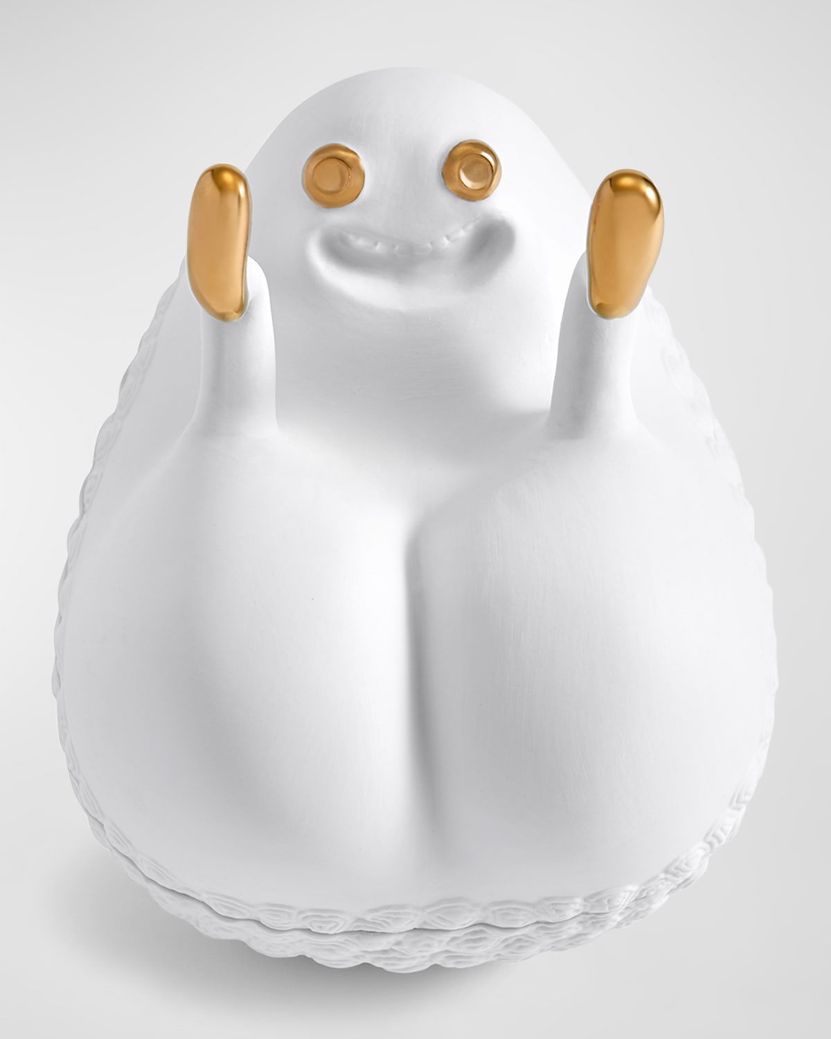 L'objet Haas White & Gold Butts Up Box