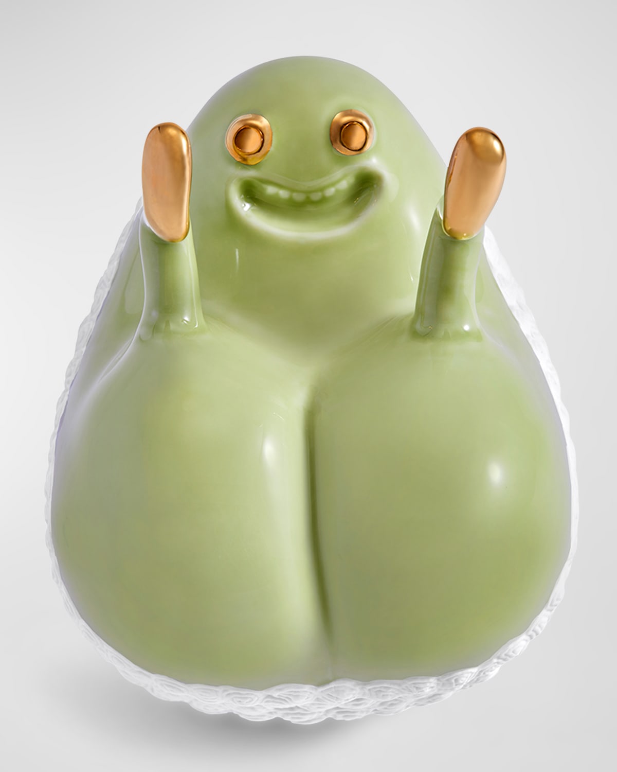 L'objet Haas Butts Up Box, Matcha/gold