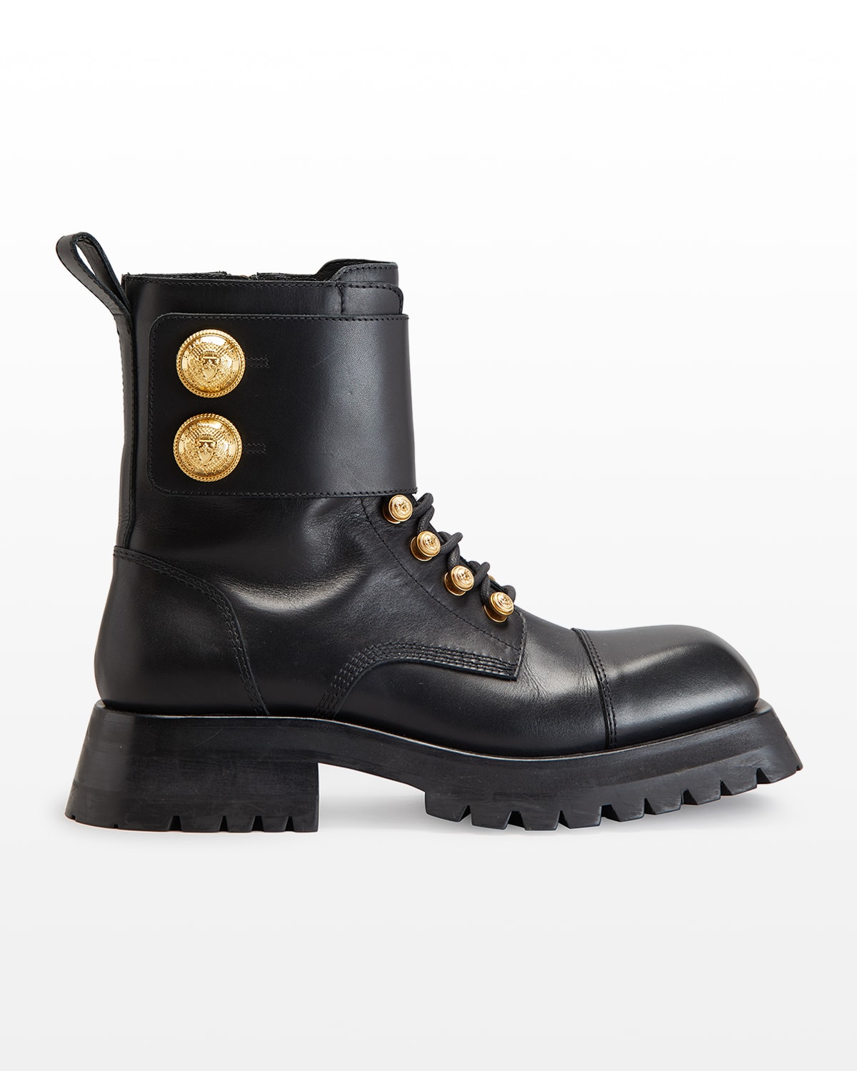 Balmain Ranger Army Boots In 0pa Noir