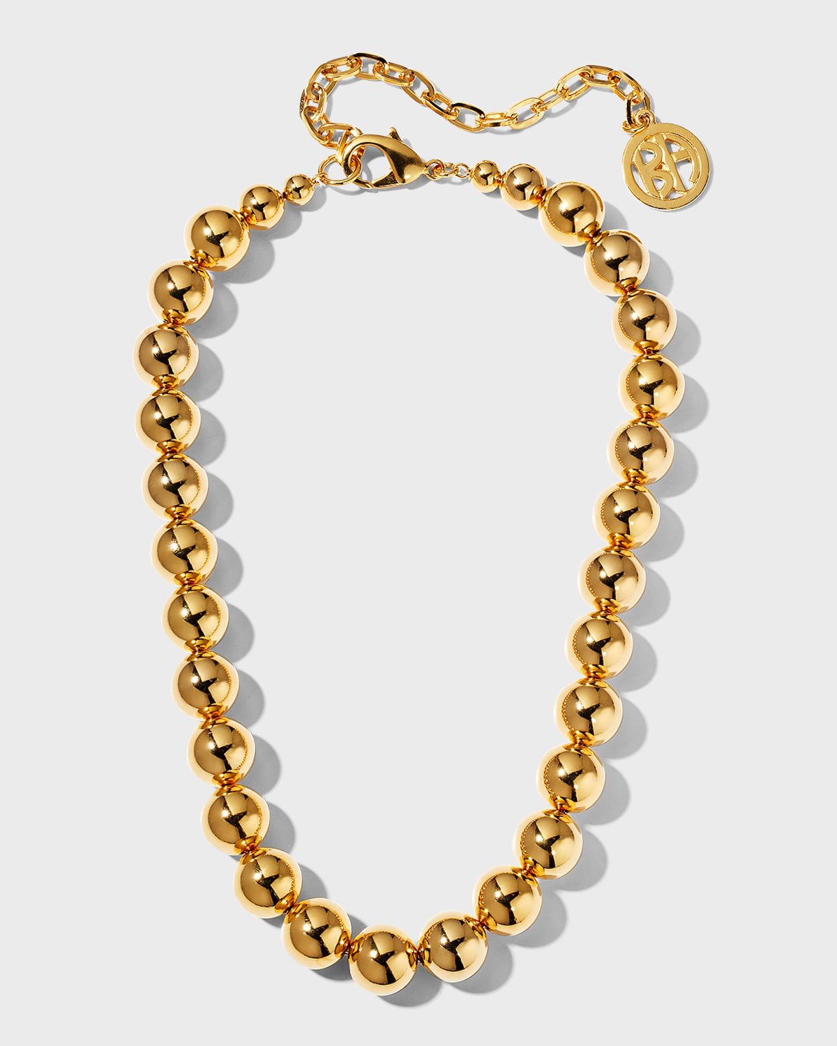 Ben-amun Gold-pearl Bead Necklace