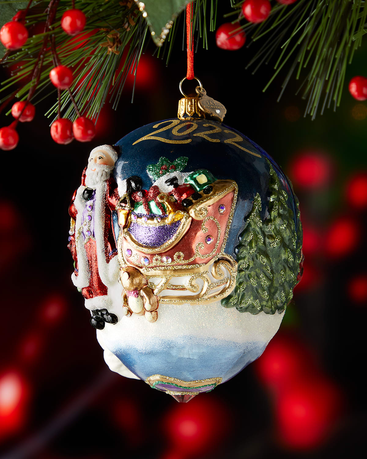 2022 Santa & Family Christmas Ornament