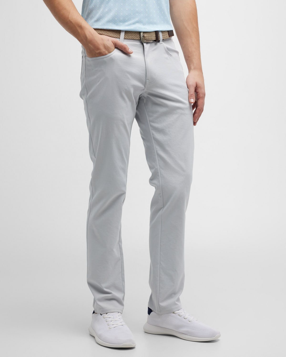 Peter Millar Eb66 Performance 5 Pocket Pant in Gray for Men