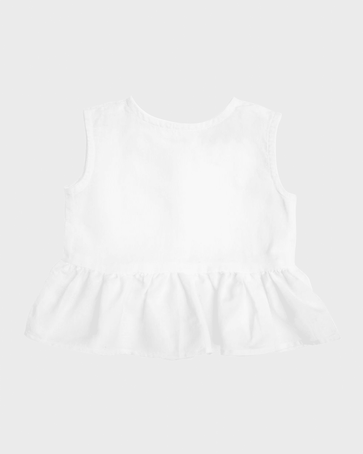 LOUELLE GIRL'S PEPLUM TOP