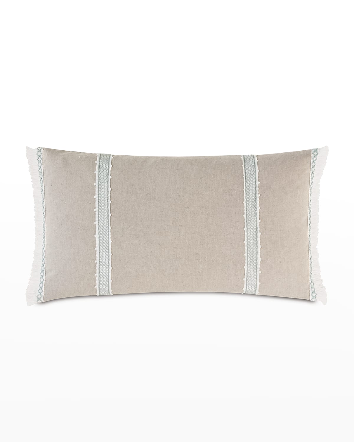 Shop Eastern Accents Amberlynn Picot Decorative Pillow - 15" X 26" In Wheat