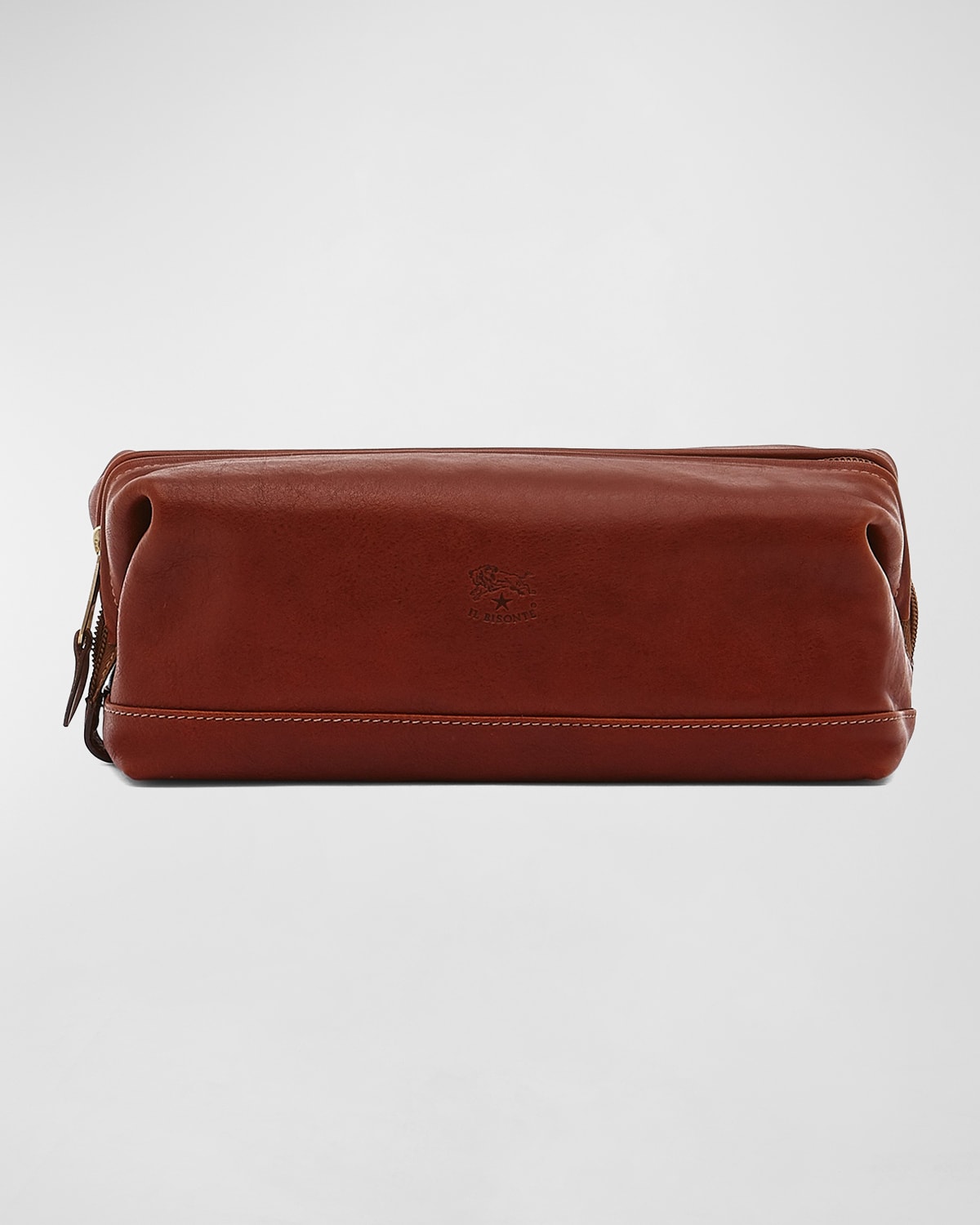 Men's Leather Travel Toiletry Case