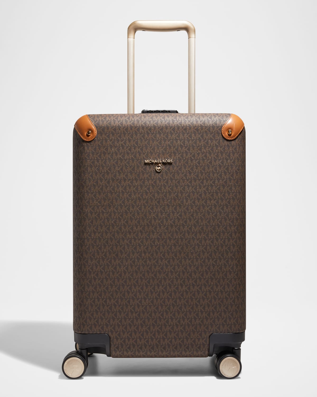 Michael Michael Kors Small Travel Monogram Trolley In Brnacorn