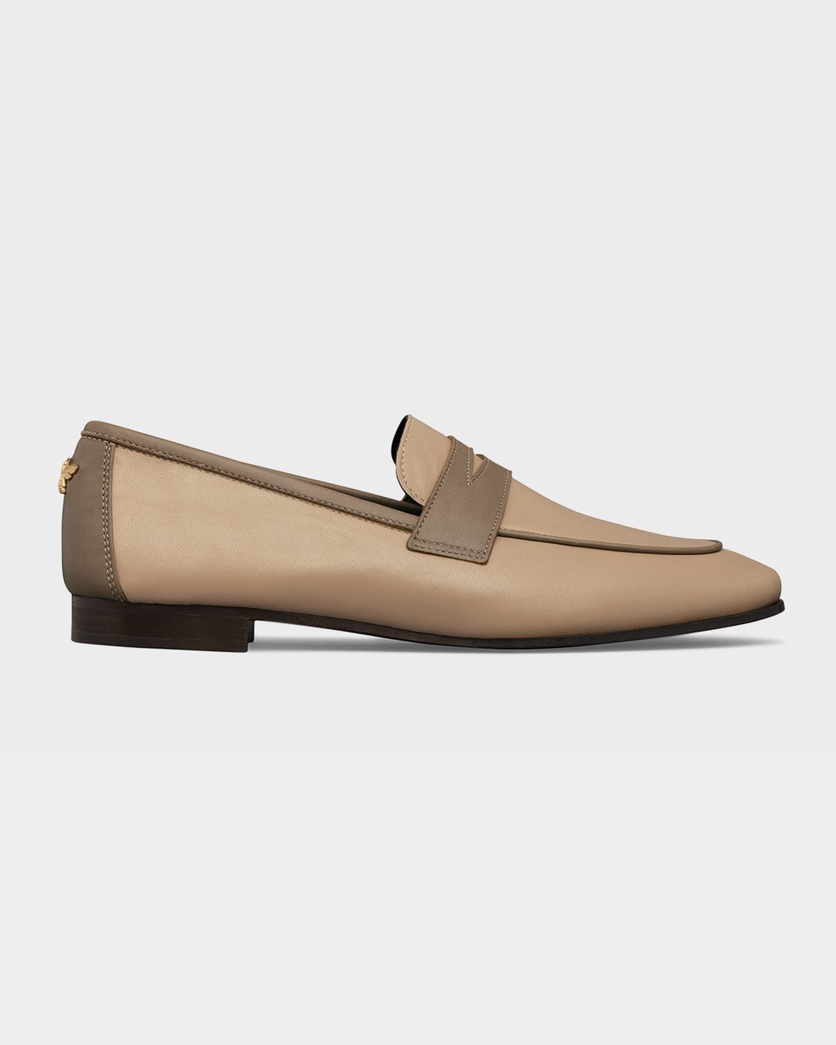 Bougeotte Bicolor Calfskin Penny Loafers