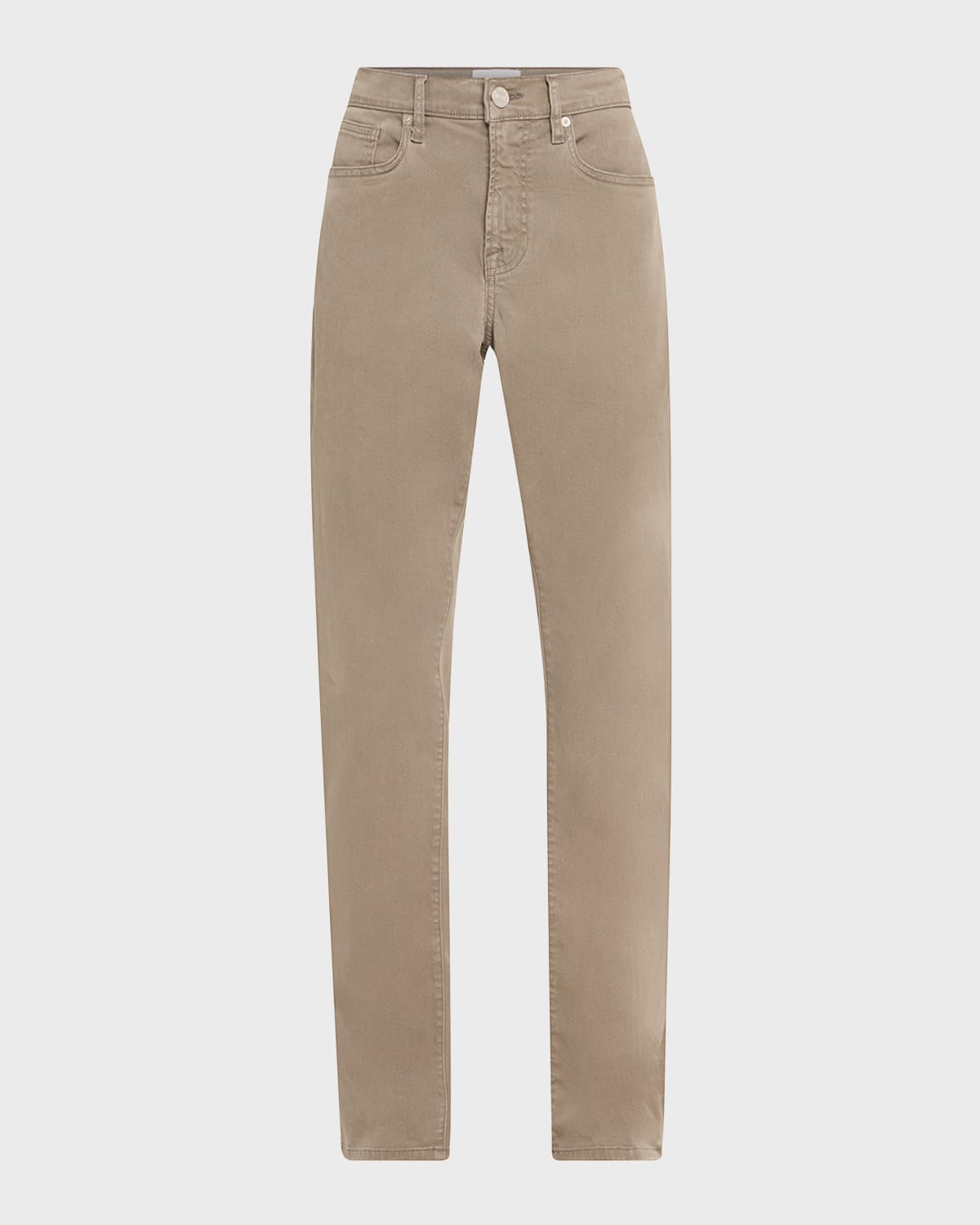 Frame L'homme Slim Brushed Twill Pants In Dusty Grey In Dusty Grey
