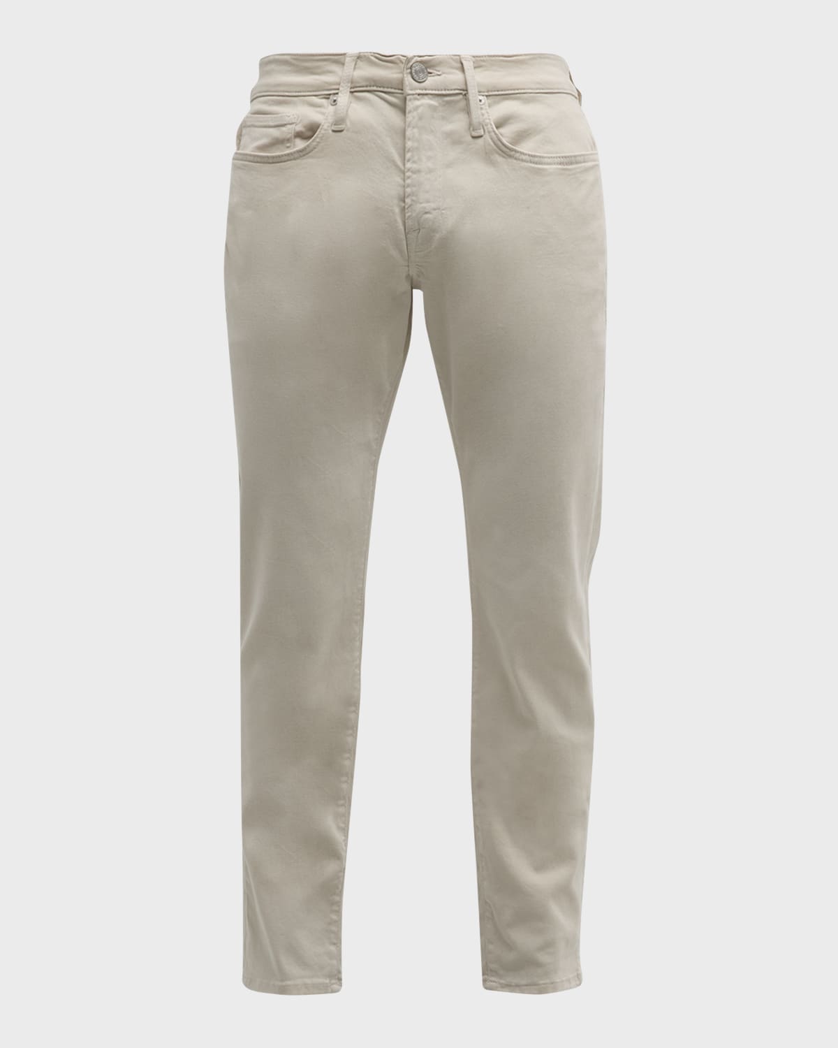 Frame Men's L'homme Slim Trousers In Milk Beige