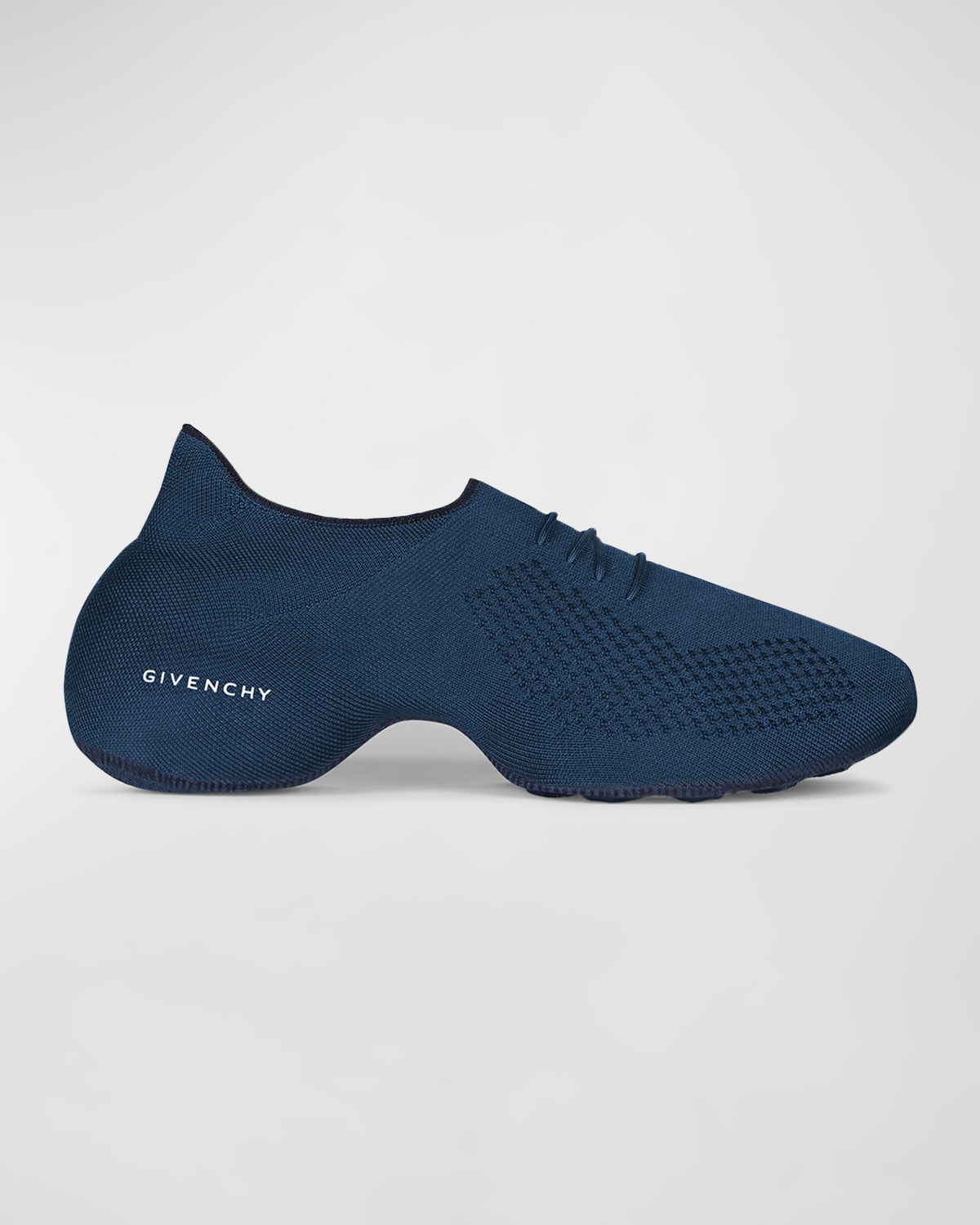 Givenchy Men's Tk-360 Slip-on Knit Sneakers In Navy